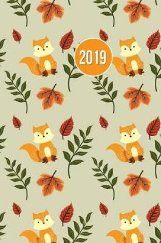 Cover of 2019 Planner; Fall Foxes