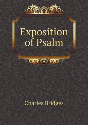 Book cover for Exposition of Psalm