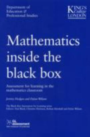 Cover of Mathematics Inside the Black Box
