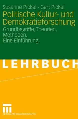 Cover of Politische Kultur- Und Demokratieforschung