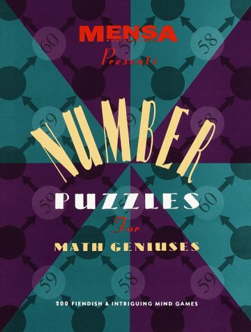 Book cover for Number Puzzles for Math Geniuses