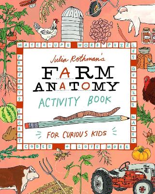 Book cover for Julia Rothman's Farm Anatomy Activity Book