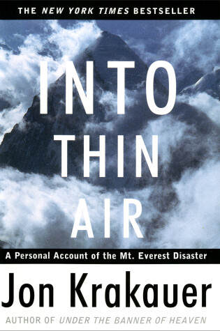 Cover of Into Thin Air