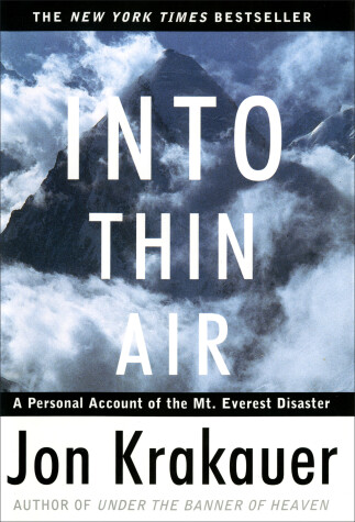 Into Thin Air by Jon Krakauer
