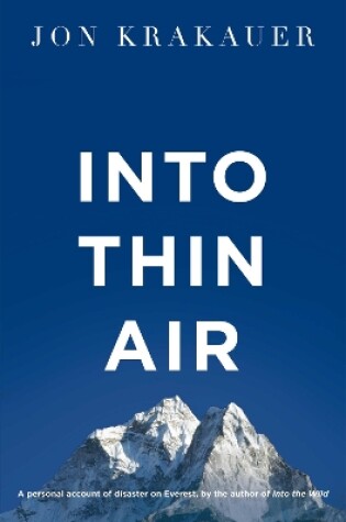 Cover of Into Thin Air