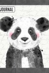 Book cover for Big Fat Bullet Style Journal Notebook Inky Panda Bear