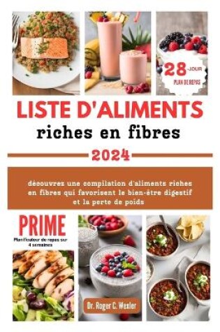 Cover of LISTE D'ALIMENTS riches en fibres