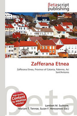 Cover of Zafferana Etnea