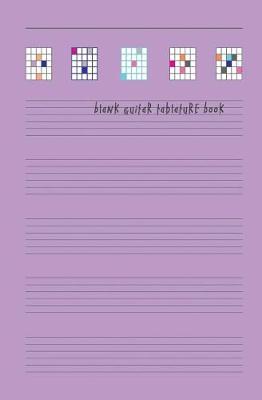 Book cover for Blank Guitar Tablature Book