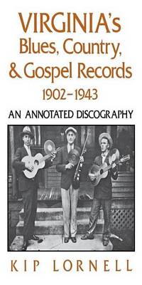 Book cover for Virginia's Blues, Country, and Gospel Records, 1902-1943