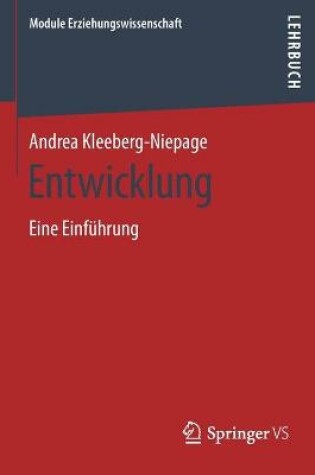 Cover of Entwicklung