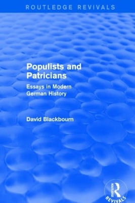 Cover of Populists and Patricians (Routledge Revivals)