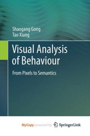 Cover of Visual Analysis of Behaviour