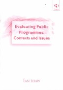 Book cover for Evaluating Public Programmes