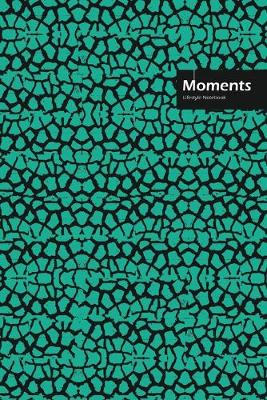 Book cover for Moments Lifestyle, Animal Print, Write-in Notebook, Dotted Lines, Wide Ruled, Medium 6 x 9", 288 Pages (Royal Blue)