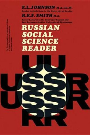 Cover of Russian Social Science Reader