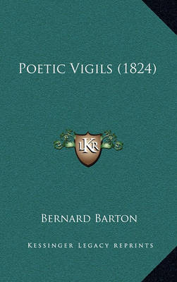 Book cover for Poetic Vigils (1824)