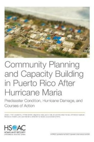 Cover of Community Planning and Capacity Building in Puerto Rico After Hurricane Maria
