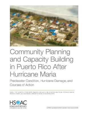 Book cover for Community Planning and Capacity Building in Puerto Rico After Hurricane Maria