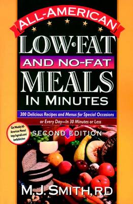 Book cover for All-American Low-fat and No-fat Meals in Minutes
