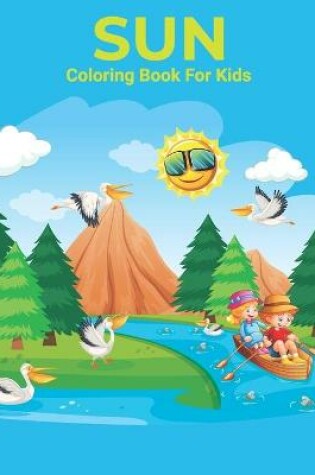 Cover of Sun Coloring Book For Kids