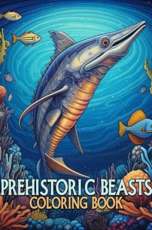 Cover of Prehistoric Beasts Coloring Book