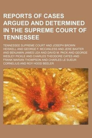 Cover of Reports of Cases Argued and Determined in the Supreme Court of Tennessee (Volume 96)