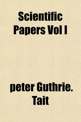 Book cover for Scientific Papers Vol I