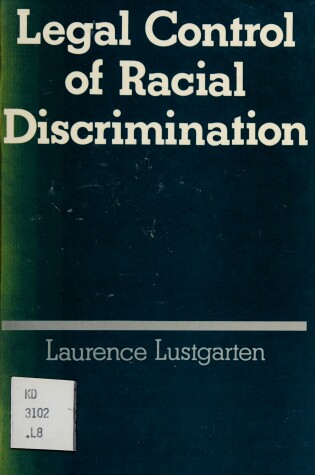 Cover of Legal Control of Radical Discrimination