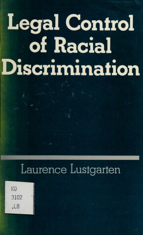 Book cover for Legal Control of Radical Discrimination