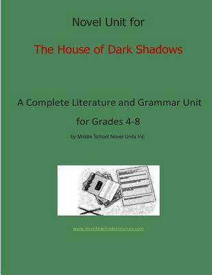 Book cover for Novel Unit for The house of Dark Shadows