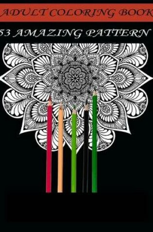 Cover of Adult coloring book. 53 Amazing pattern