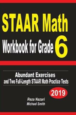 Cover of STAAR Math Workbook for Grade 6