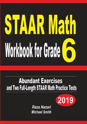 Book cover for STAAR Math Workbook for Grade 6