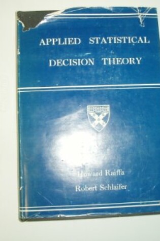 Cover of Applied Statistical Decision Theory