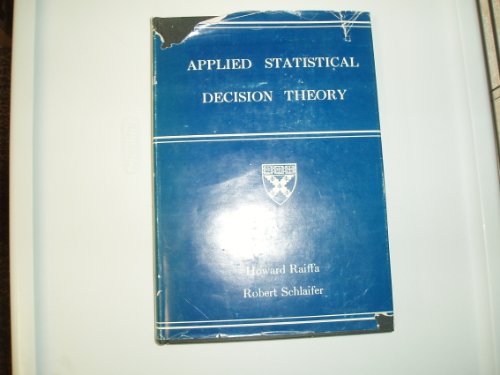 Cover of Applied Statistical Decision Theory