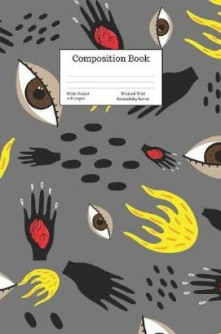 Cover of Composition Book Wide-Ruled Wicked Wild Rockabilly Cover