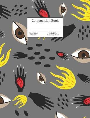 Cover of Composition Book Wide-Ruled Wicked Wild Rockabilly Cover