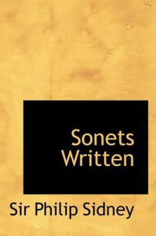 Cover of Sonets Written