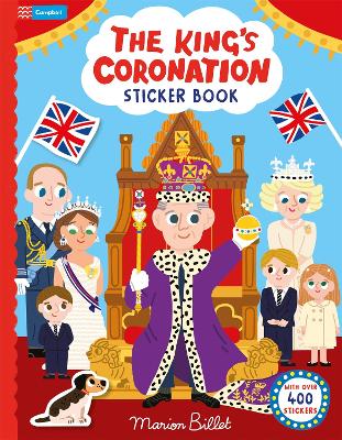 Book cover for The King's Coronation Sticker Book