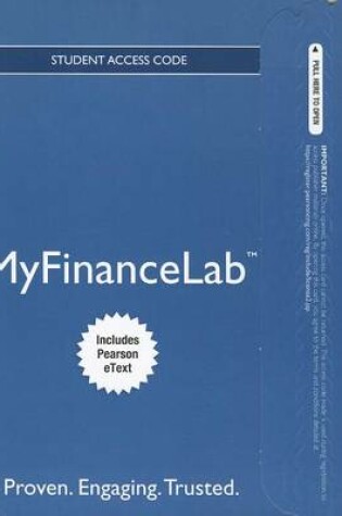 Cover of NEW MyFinanceLab with Pearson eText -- Access Card -- for Personal Finance