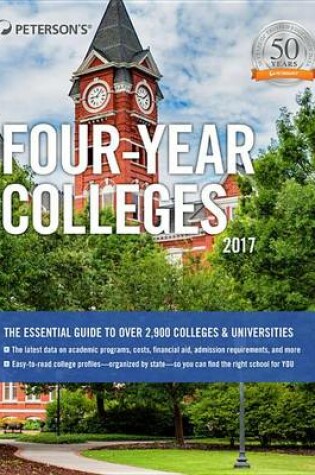 Cover of Peterson's Four-Year Colleges 2017