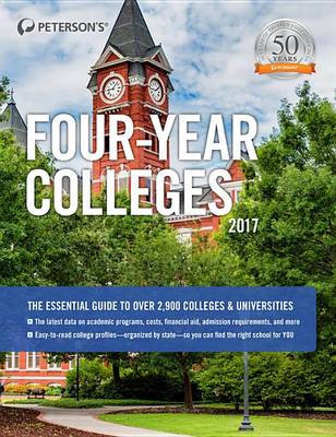 Cover of Peterson's Four-Year Colleges 2017