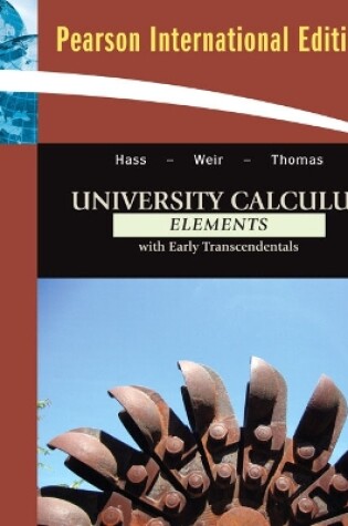 Cover of University Calculus