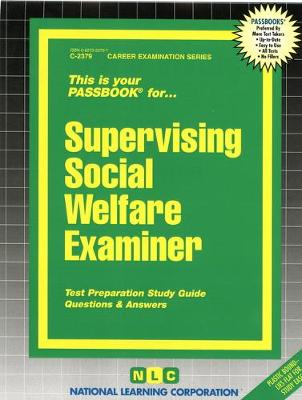 Book cover for Supervising Social Welfare Examiner