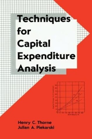 Cover of Techniques for Capital Expenditure Analysis