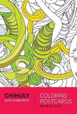 Book cover for Chihuly Pure Imagination Coloring Postcards