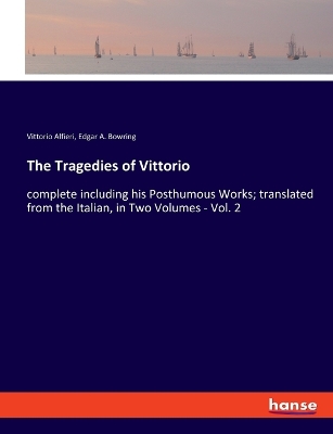 Book cover for The Tragedies of Vittorio