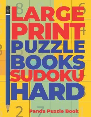 Book cover for Large Print Puzzle Books Sudoku Hard