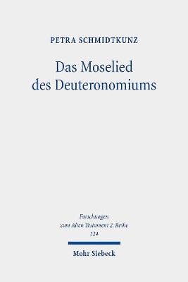 Cover of Das Moselied des Deuteronomiums